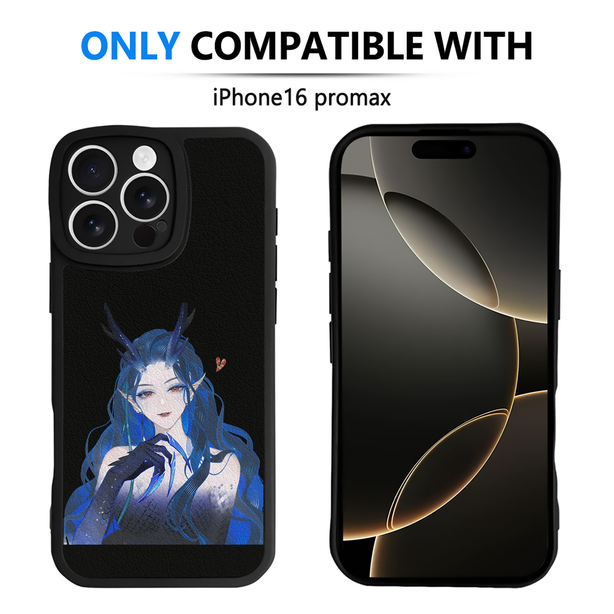 （画像用） Ne Zha 2 ナタ 魔童の大暴れ 【iPhone 16シリーズ対応】シリコンスマホケース（レザー調） 材質：シリコン